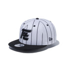 9FIFTY ROOKIES ルーキーズ Ftロゴ ホワイト/ブラックピンストライプ ブラックバイザー | NEW ERA ニューエラ公式オンラインストア