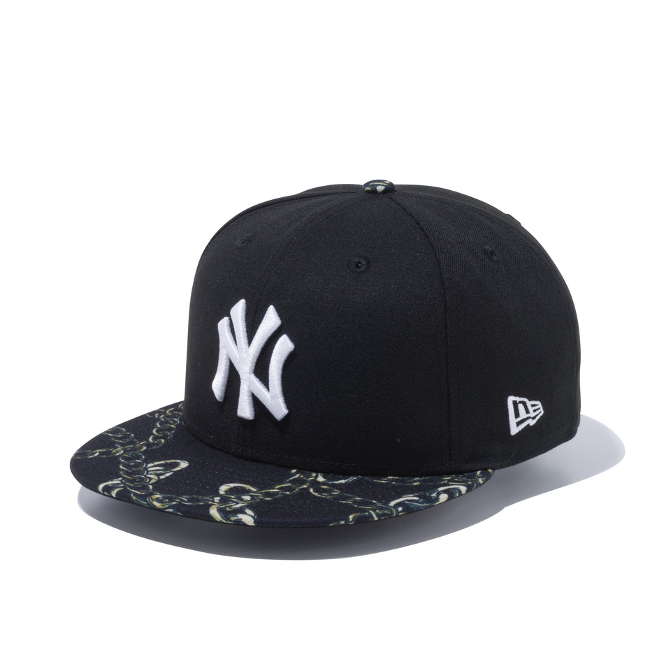 9FIFTY ゴールドチェーン ニューヨーク・ヤンキース ブラック