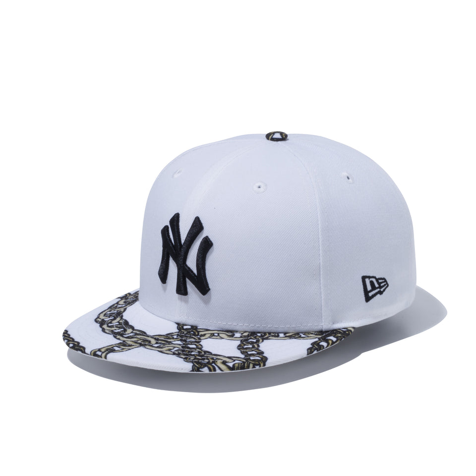 9FIFTY ゴールドチェーン ニューヨーク・ヤンキース ホワイト