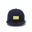 9FIFTY ネオンパッチ ネイビー 蛍光イエローパッチ