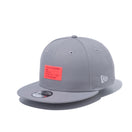 9FIFTY ネオンパッチ グレー 蛍光ピンクパッチ