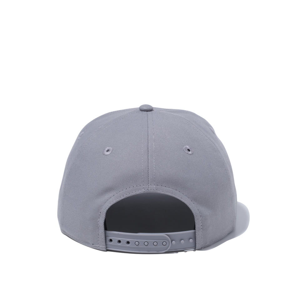 9FIFTY ネオンパッチ グレー 蛍光ピンクパッチ