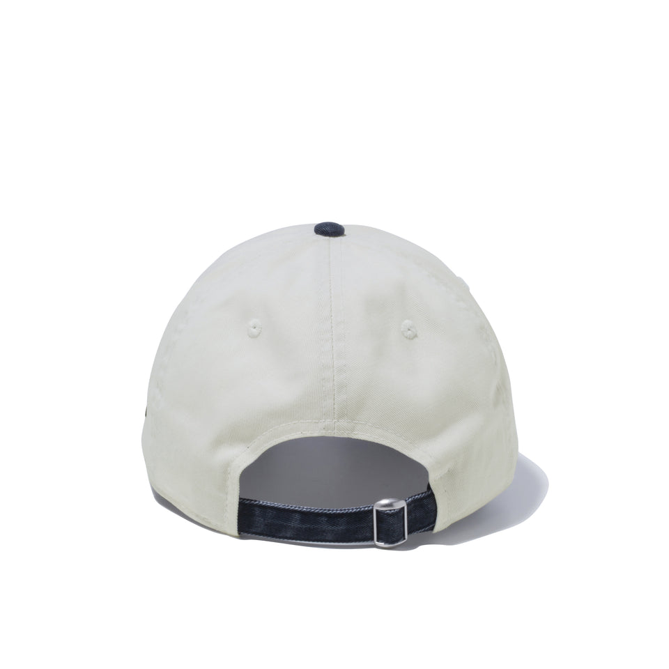 9THIRTY イタリアンウォッシュ newera オフホワイト/ネイビー
