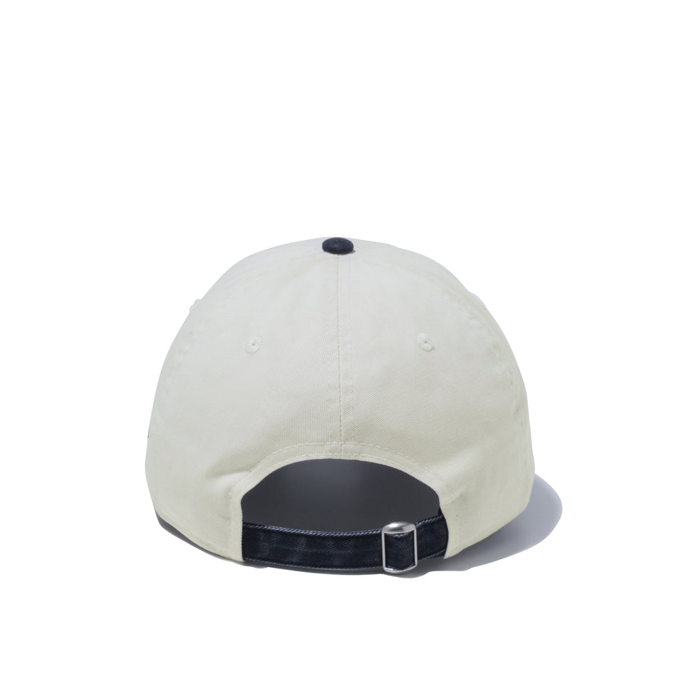9THIRTY イタリアンウォッシュ newera オフホワイト/ネイビー