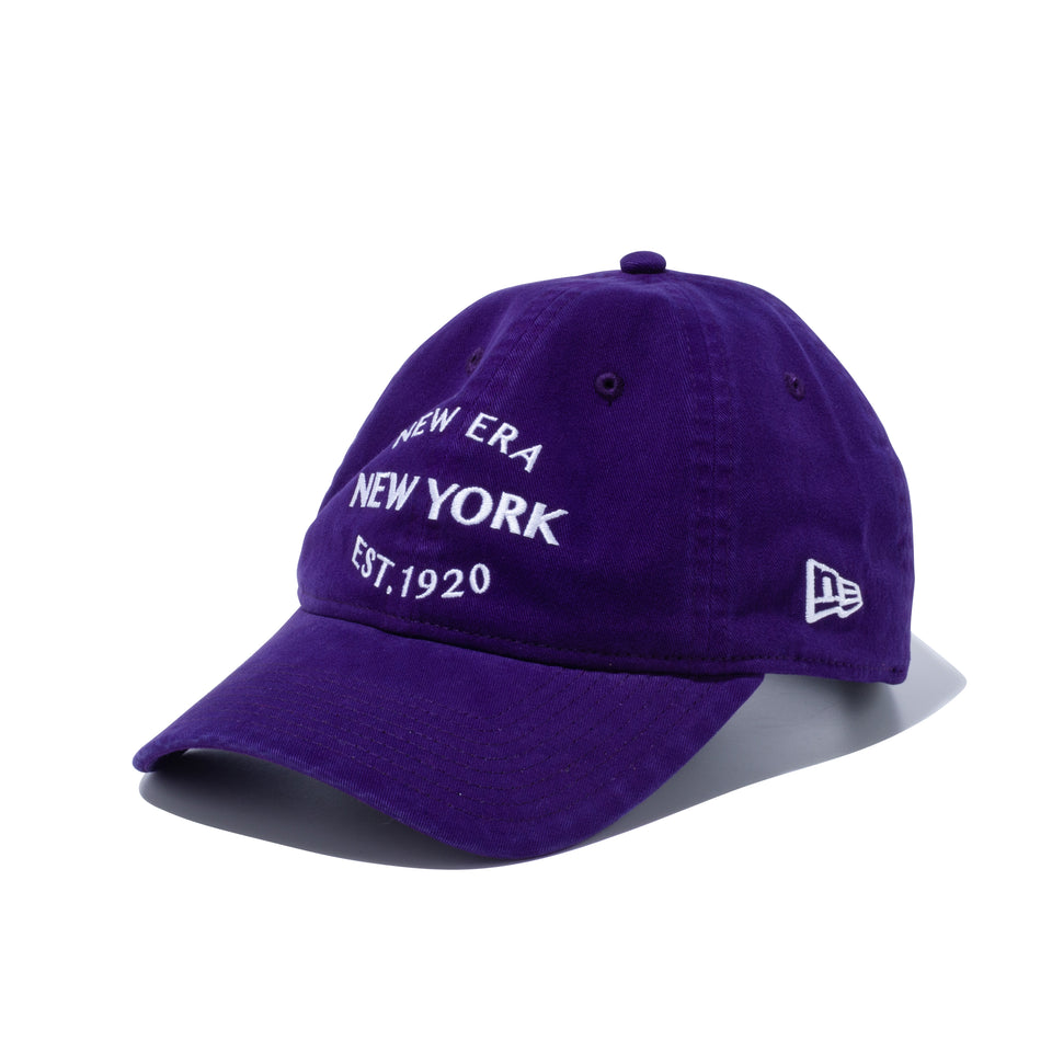 9THIRTY コールドウォッシュ NEW ERA NEW YORK EST.1920 パープル