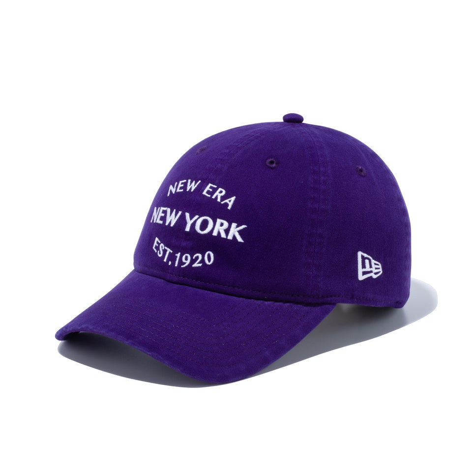 9THIRTY コールドウォッシュ NEW ERA NEW YORK EST.1920 パープル