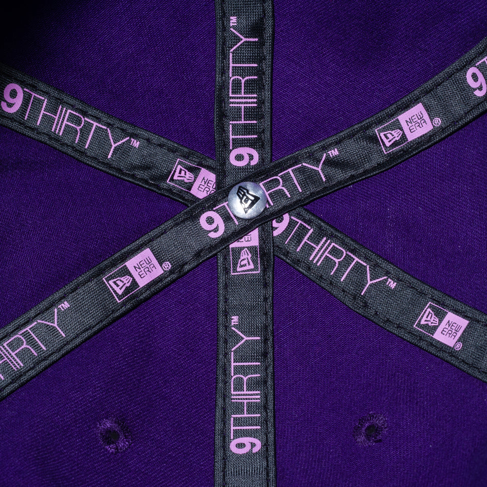 9THIRTY コールドウォッシュ NEW ERA NEW YORK EST.1920 パープル