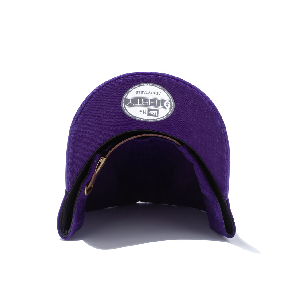 9THIRTY コールドウォッシュ NEW ERA NEW YORK EST.1920 パープル