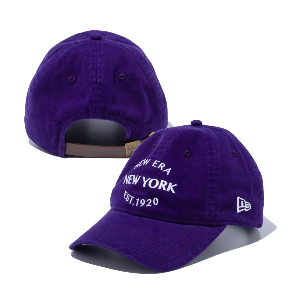 9THIRTY コールドウォッシュ NEW ERA NEW YORK EST.1920 パープル