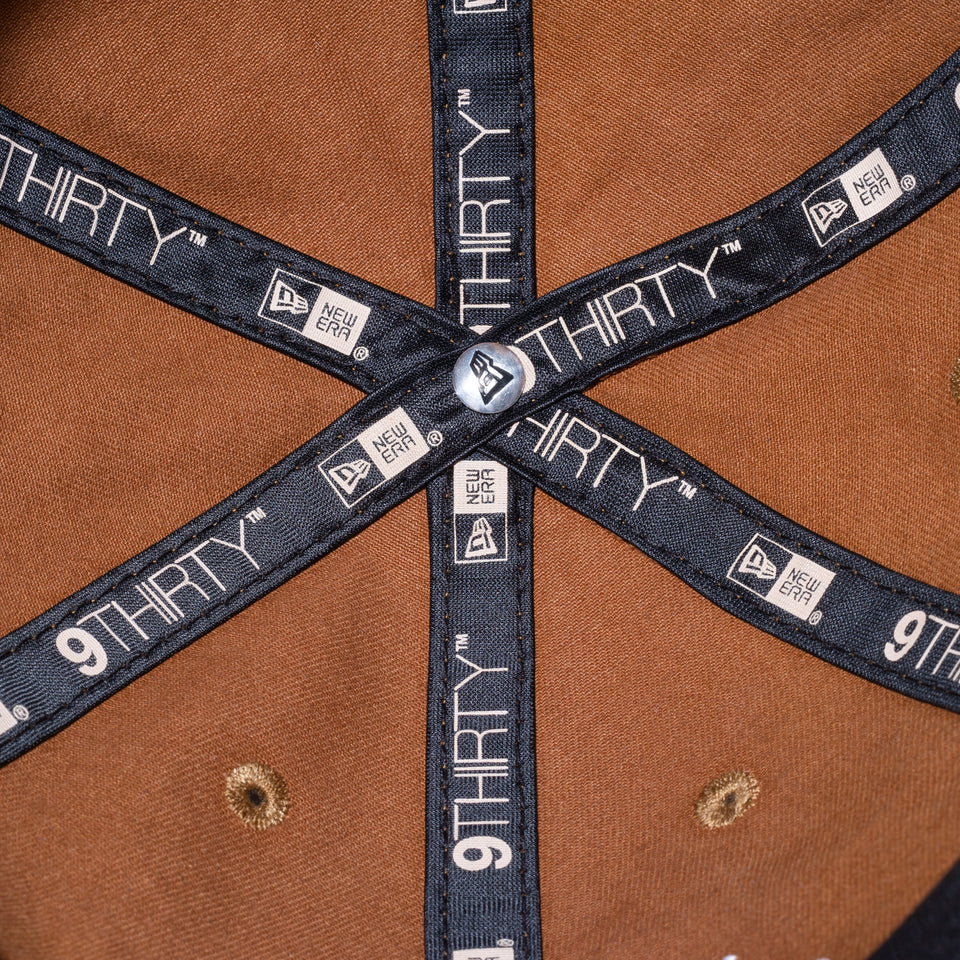9THIRTY コールドウォッシュ NEW ERA NEW YORK EST.1920 カーキ