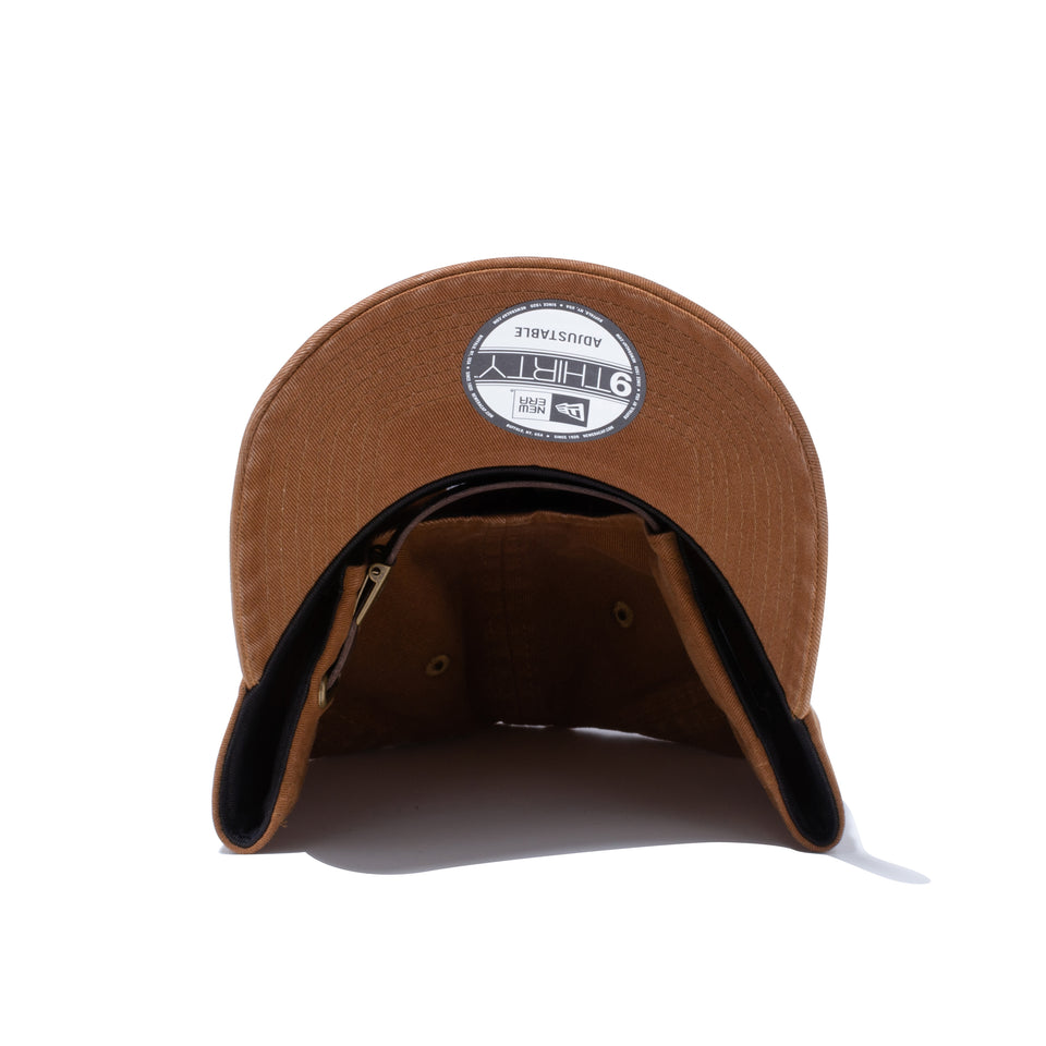 9THIRTY コールドウォッシュ NEW ERA NEW YORK EST.1920 カーキ