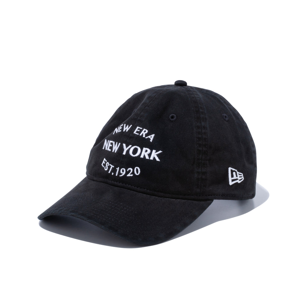 9THIRTY コールドウォッシュ NEW ERA NEW YORK EST.1920 ブラック