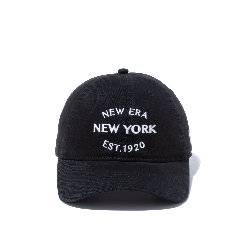9THIRTY コールドウォッシュ NEW ERA NEW YORK EST.1920 ブラック
