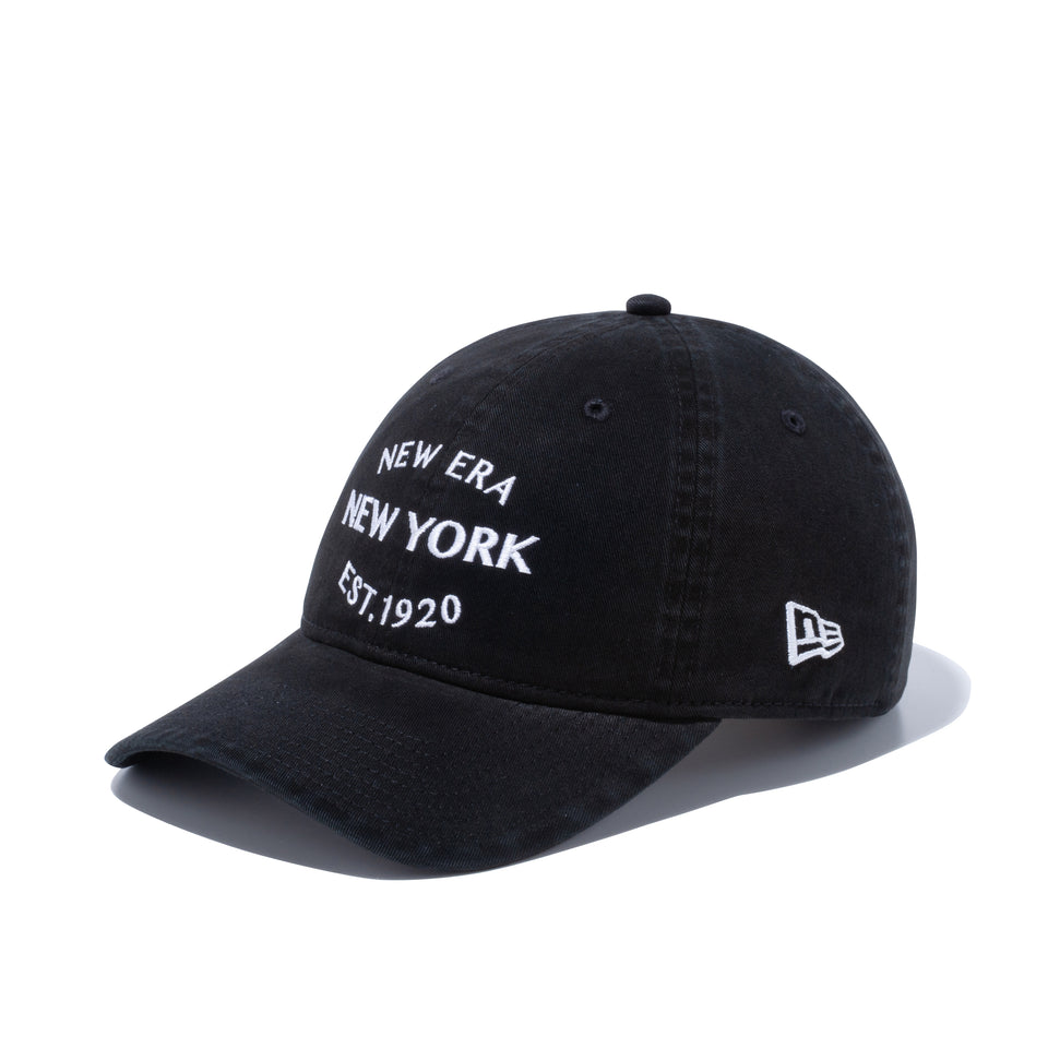 9THIRTY コールドウォッシュ NEW ERA NEW YORK EST.1920 ブラック