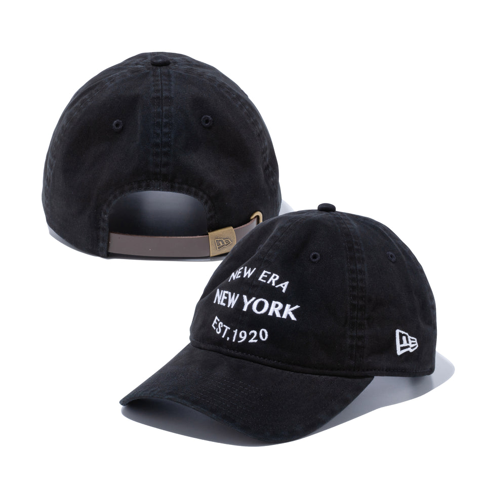 9THIRTY コールドウォッシュ NEW ERA NEW YORK EST.1920 ブラック