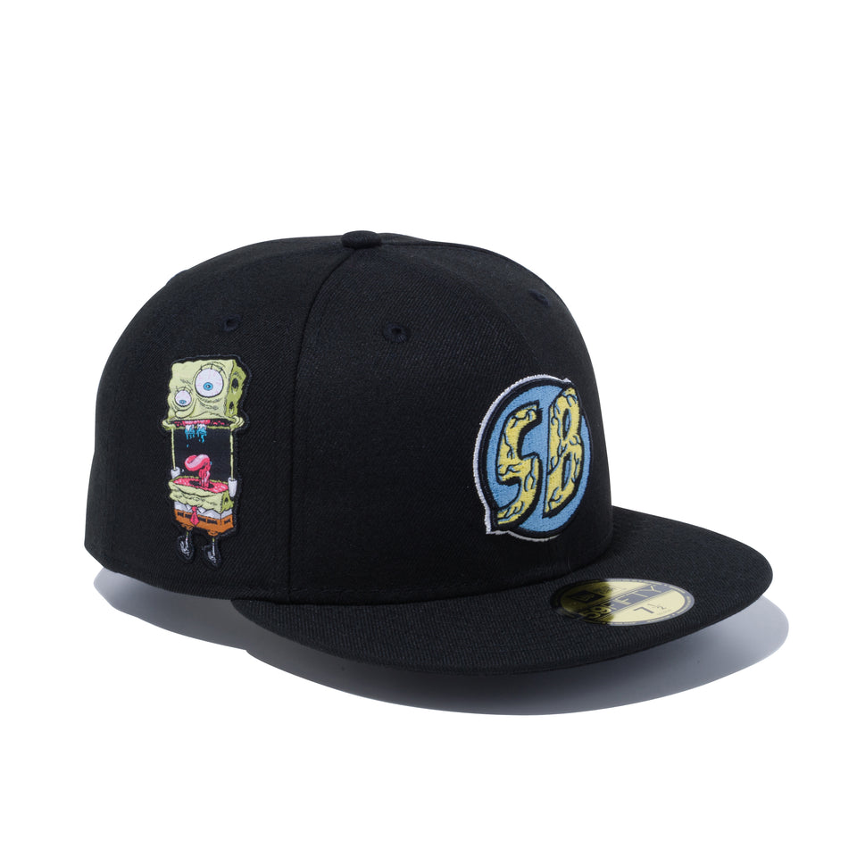 59FIFTY スポンジボブ SPONGEBOB SBロゴ ブラック