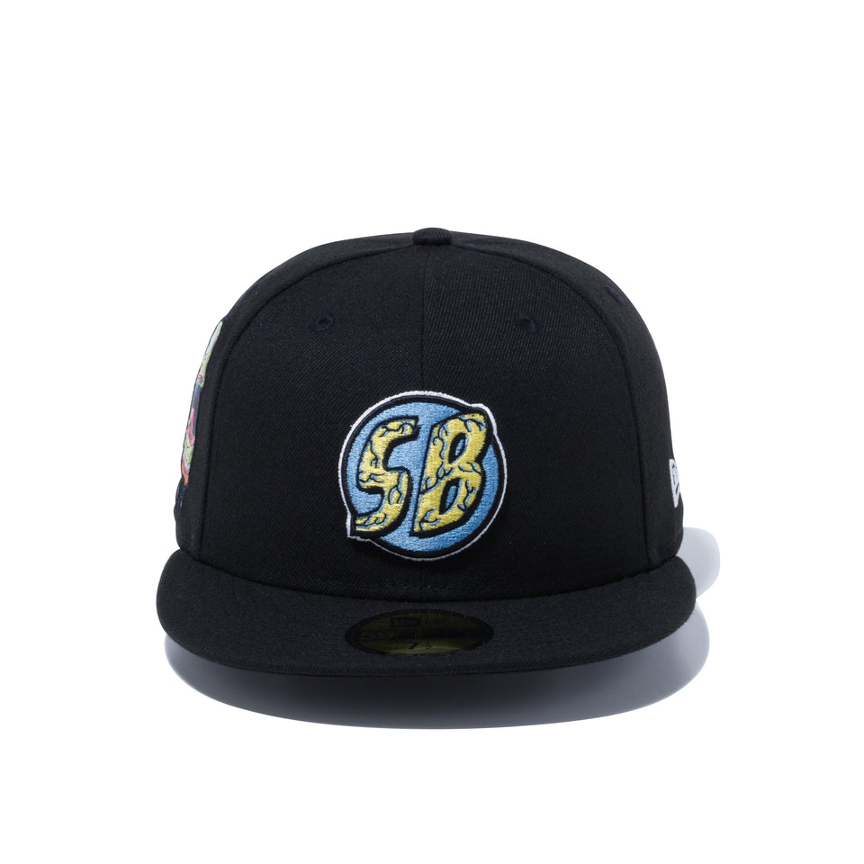 59FIFTY スポンジボブ SPONGEBOB SBロゴ ブラック