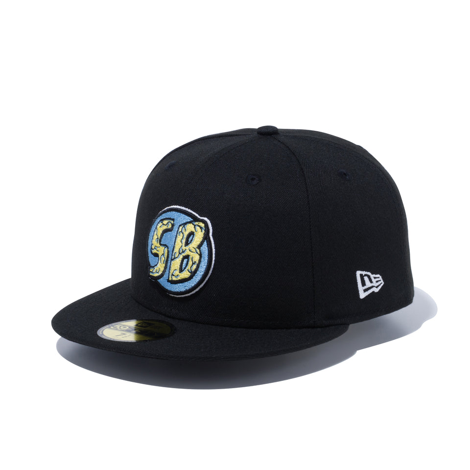 59FIFTY スポンジボブ SPONGEBOB SBロゴ ブラック