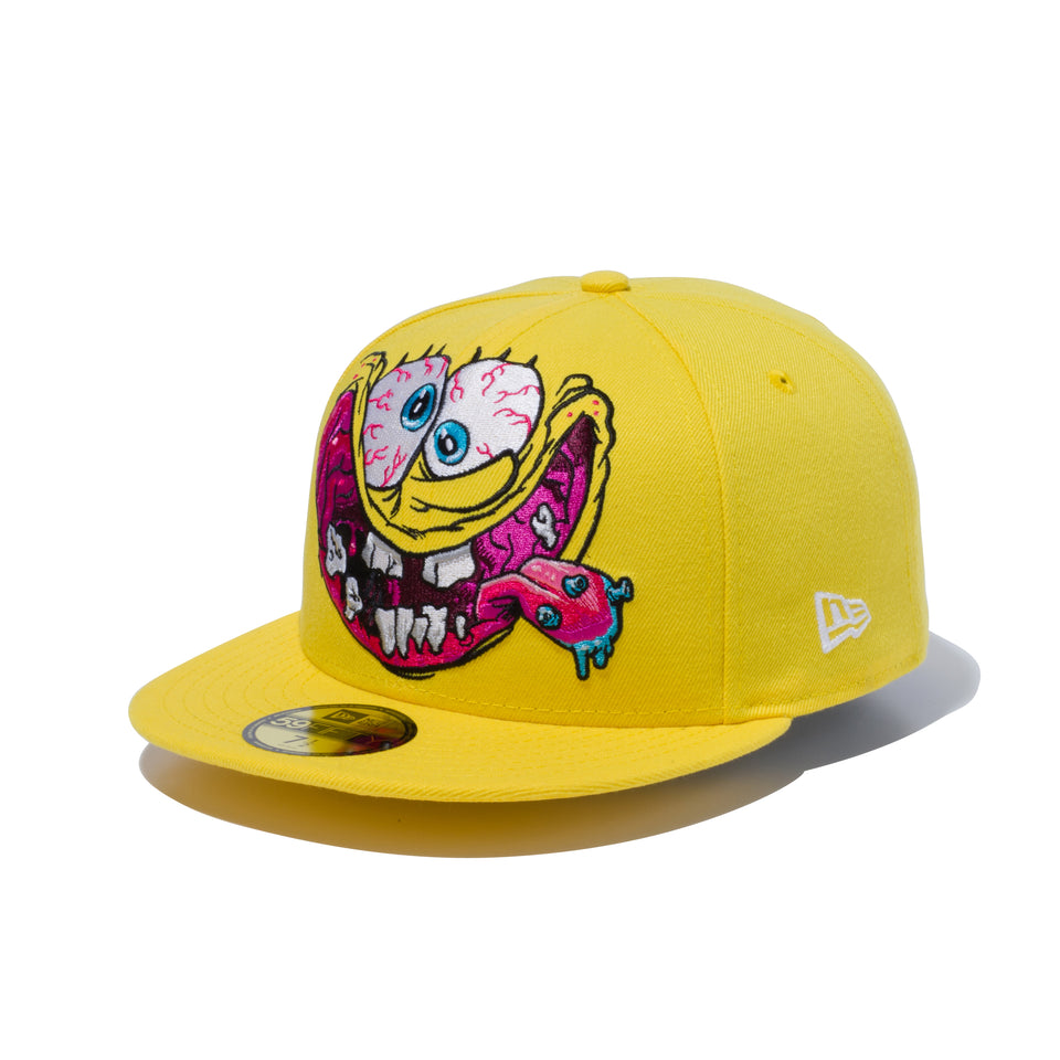 59FIFTY スポンジボブ SPONGEBOB ビッグフェイス イエロー