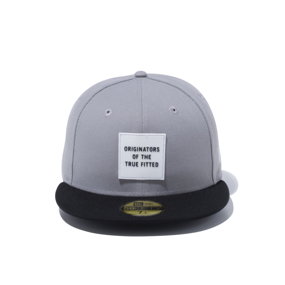 59FIFTY Originators Of The True Fitted ラバーパッチ グレー/ブラック