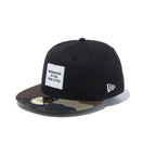 59FIFTY Originators Of The True Fitted ラバーパッチ ブラック/ウッドランドカモ