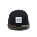 59FIFTY Originators Of The True Fitted ラバーパッチ ブラック/ウッドランドカモ