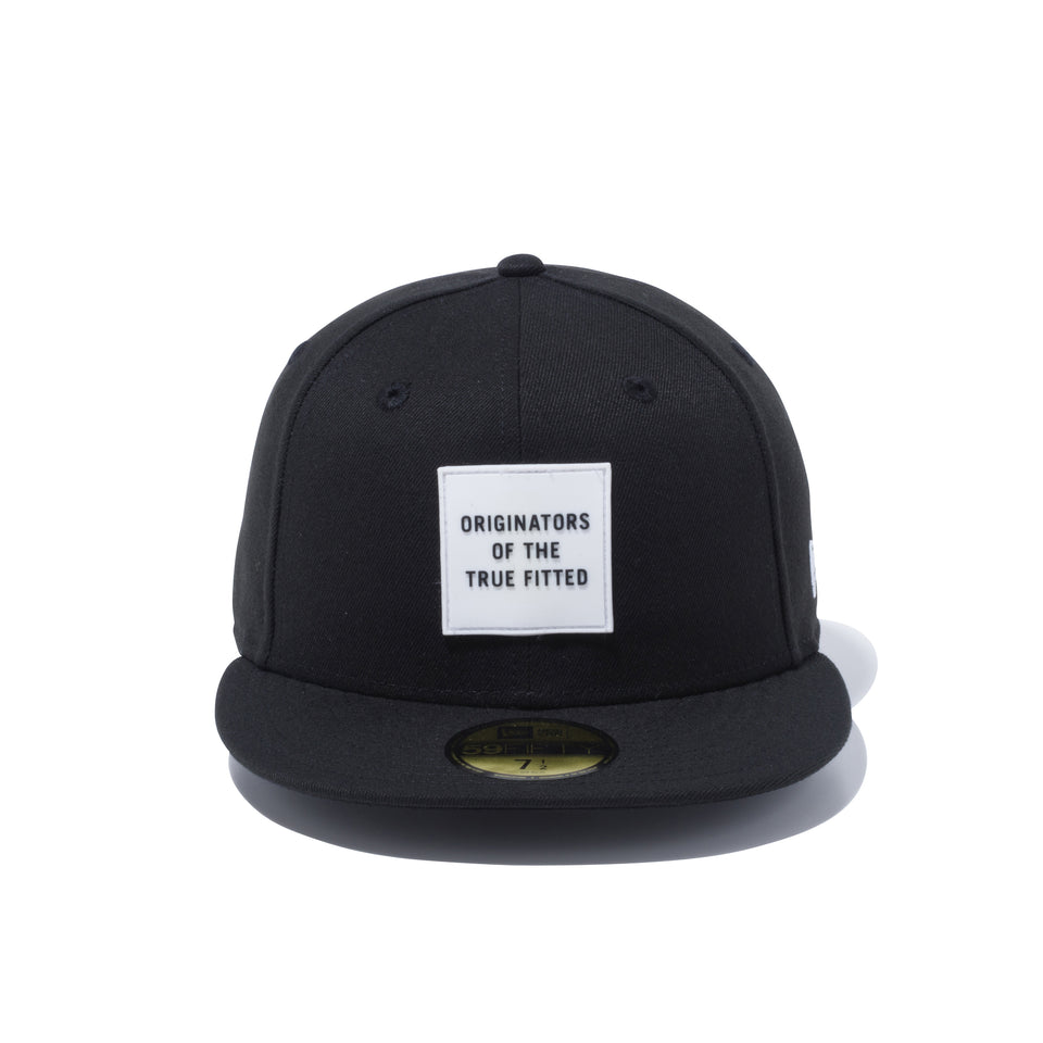59FIFTY Originators Of The True Fitted ラバーパッチ ブラック