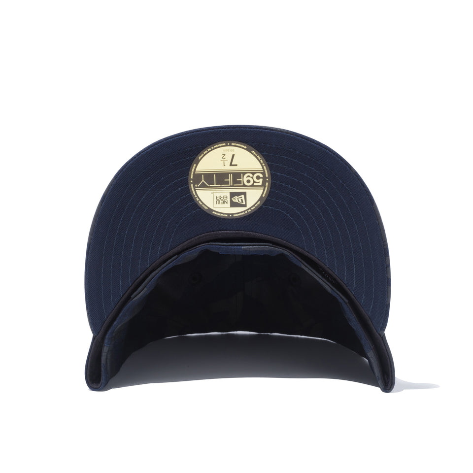 59FIFTY タイガーストライプカモネイビー ニューヨーク・ヤンキース