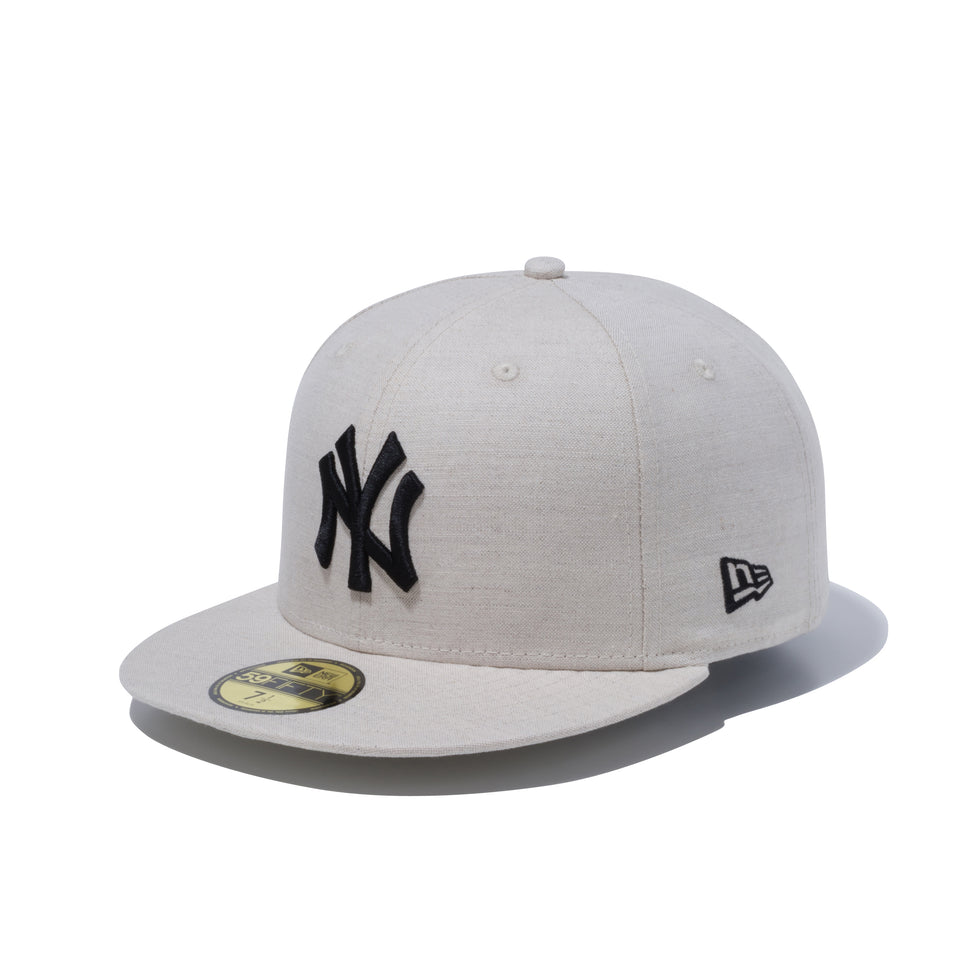 59FIFTY リネン ニューヨーク・ヤンキース ナチュラル