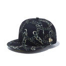 59FIFTY ゴールドチェーン オールオーバープリント ブラック