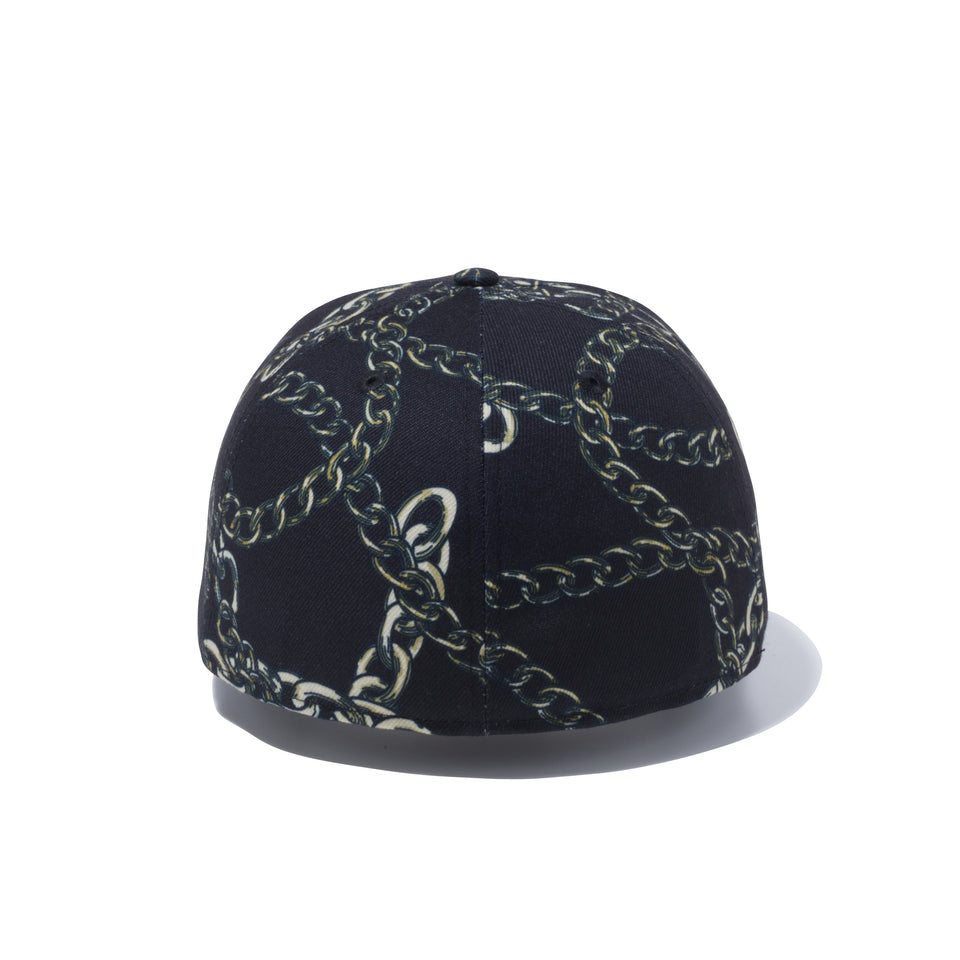 59FIFTY ゴールドチェーン オールオーバープリント ブラック