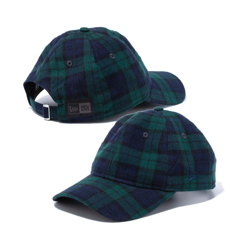 9THIRTY NEW ERA BLACK LABEL グリーンチェック パッチ