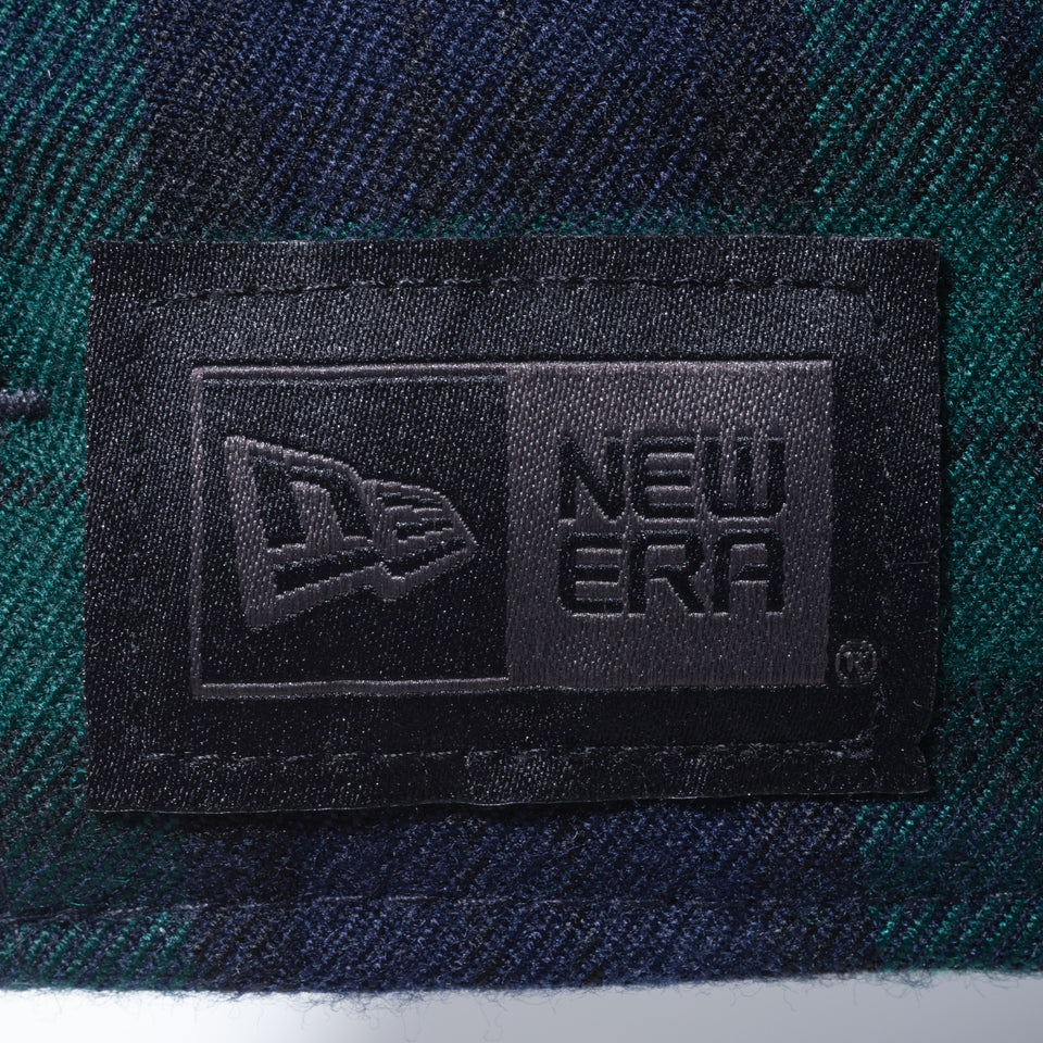 9THIRTY NEW ERA BLACK LABEL グリーンチェック パッチ