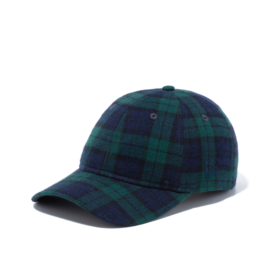 9THIRTY NEW ERA BLACK LABEL グリーンチェック パッチ