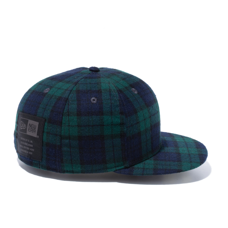 59FIFTY NEW ERA BLACK LABEL グリーンチェック パッチ