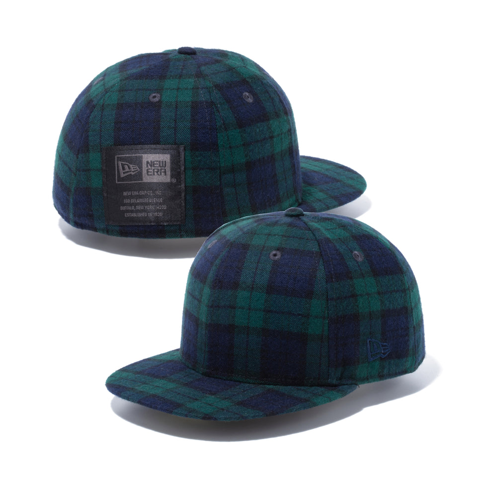 59FIFTY NEW ERA BLACK LABEL グリーンチェック パッチ
