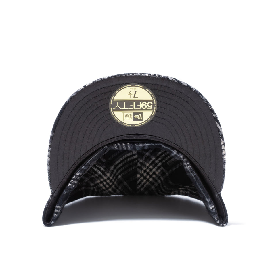 59FIFTY NEW ERA BLACK LABEL ブラックチェック パッチ