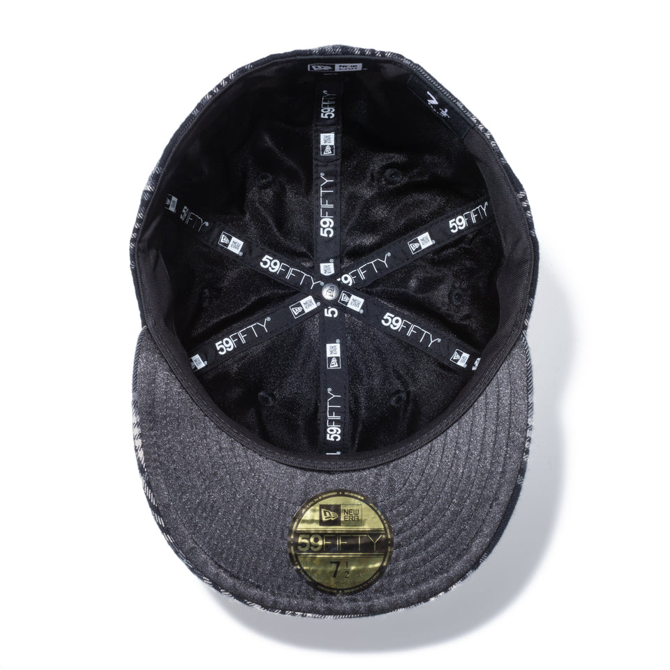 59FIFTY NEW ERA BLACK LABEL ブラックチェック パッチ