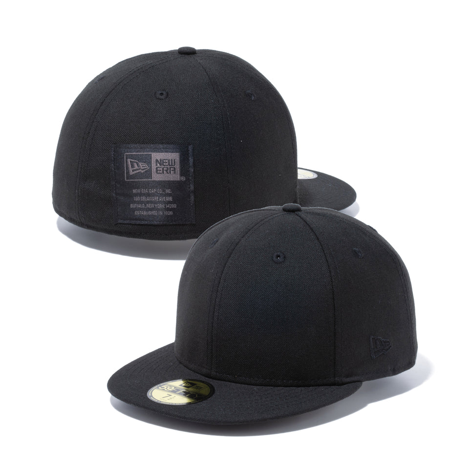 59FIFTY NEW ERA BLACK LABEL ブラック パッチ