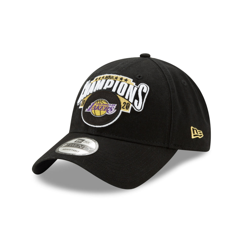 9TWENTY 2020 NBA ファイナル チャンピオン ロッカールームキャップ ロサンゼルス・レイカーズ