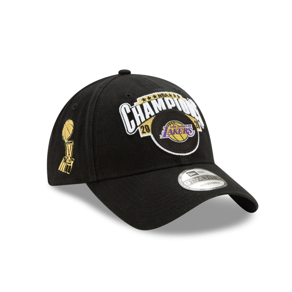9TWENTY 2020 NBA ファイナル チャンピオン ロッカールームキャップ ロサンゼルス・レイカーズ