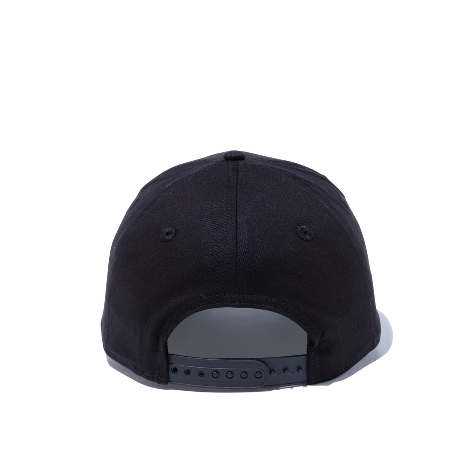 9FIFTY ストレッチスナップ ボックスロゴ ブラック