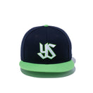 9FIFTY 東京ヤクルトスワローズ ネイビー ライムグリーンバイザー