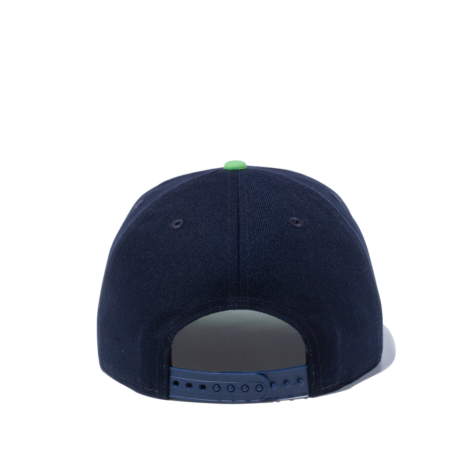 9FIFTY 東京ヤクルトスワローズ ネイビー ライムグリーンバイザー