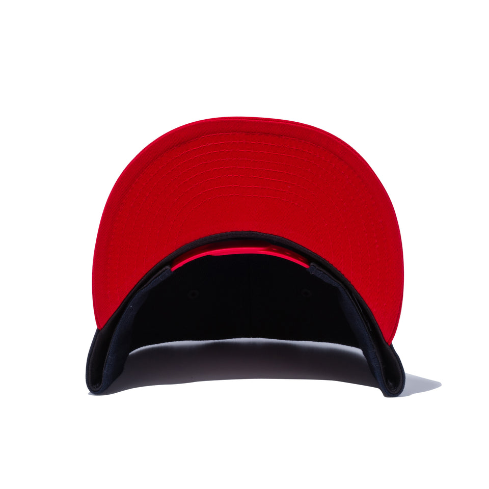 9FIFTY 広島東洋カープ ネイビー スカーレットバイザー