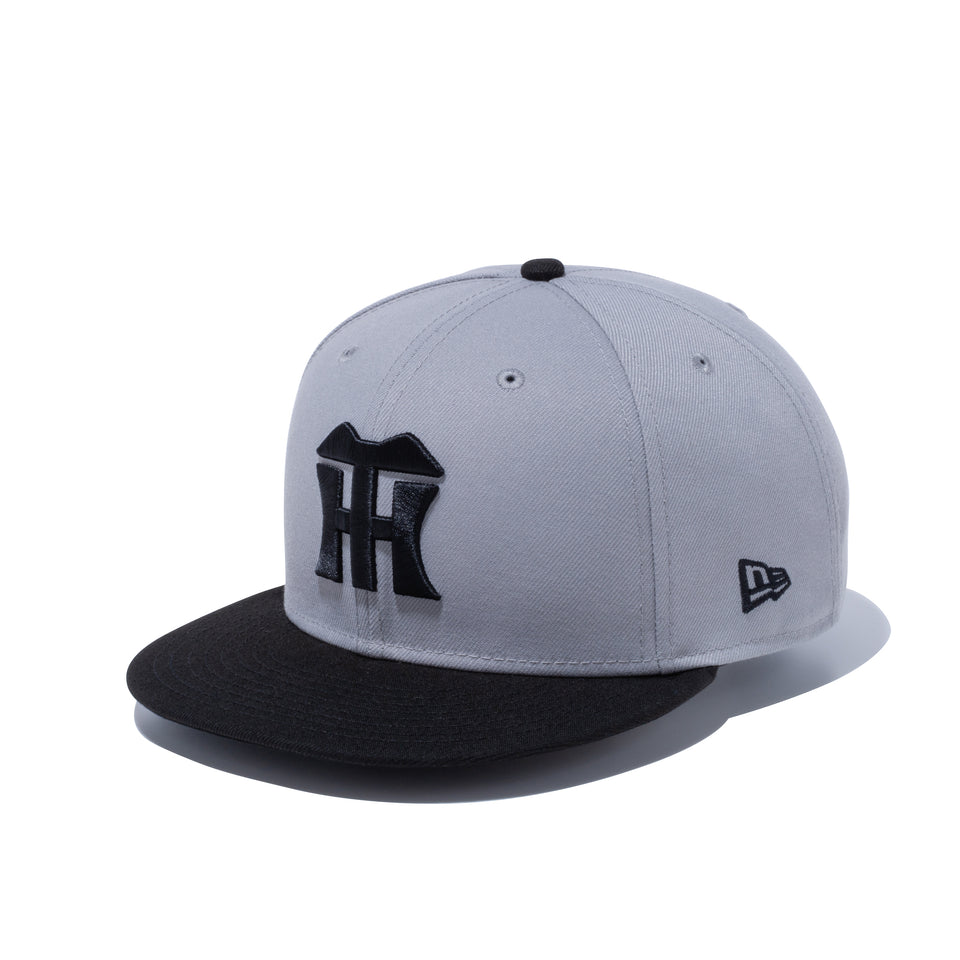 9FIFTY 阪神タイガース グレー ブラックバイザー