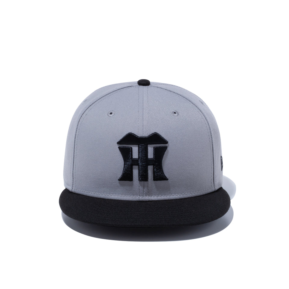 9FIFTY 阪神タイガース グレー ブラックバイザー