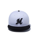 9FIFTY 千葉ロッテマリーンズ オプティックホワイト ブラックバイザー