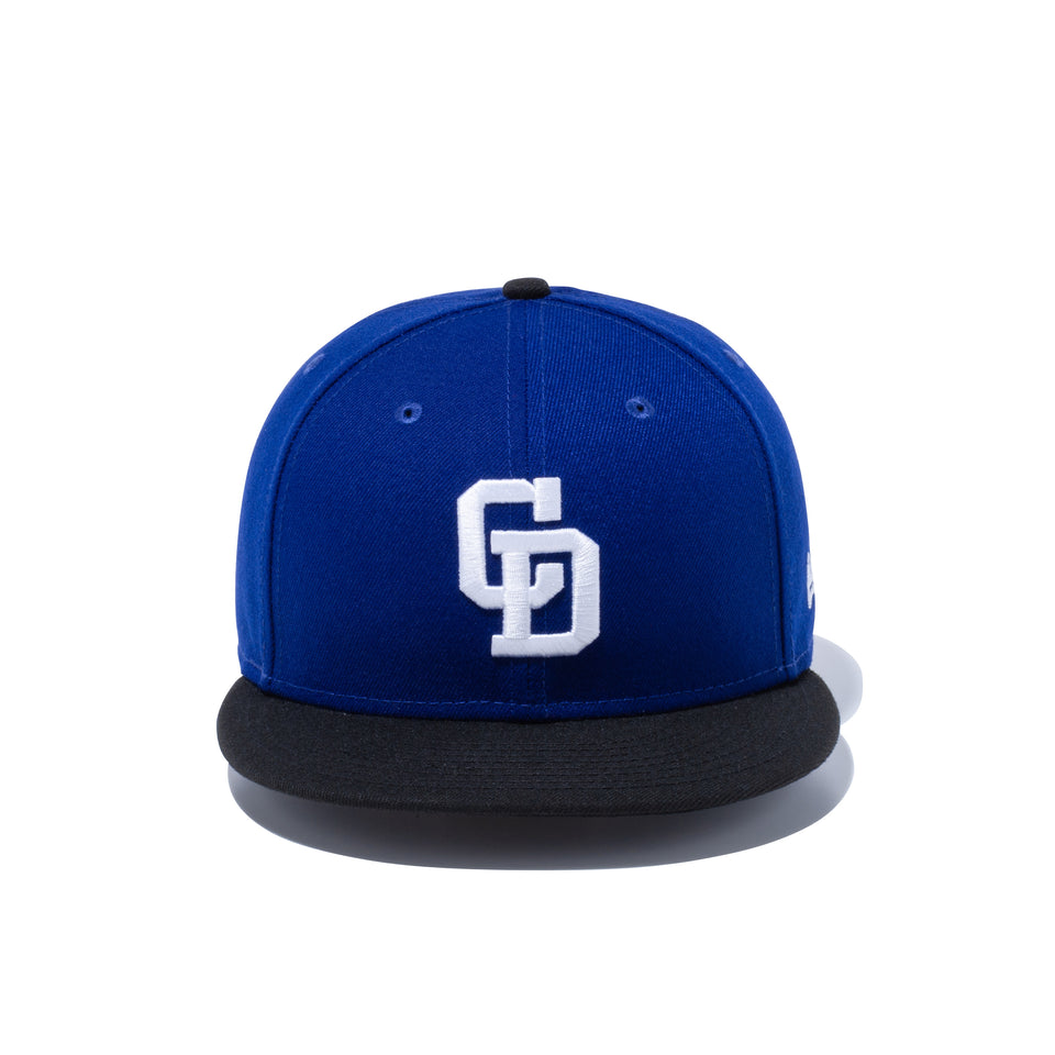 9FIFTY 中日ドラゴンズ ダークロイヤル ブラックバイザー