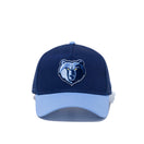9FORTY A-Frame トラッカー メンフィス・グリズリーズ ネイビー × チームカラー ブルーバイザー